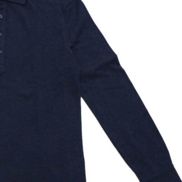 BLOOMINGDALES Blue Polo Sweater - Picture 10 of 11